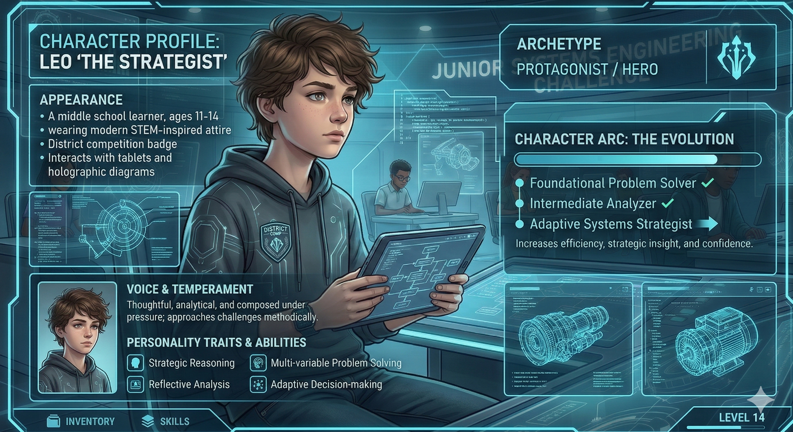 Junior Systems Engineer character card