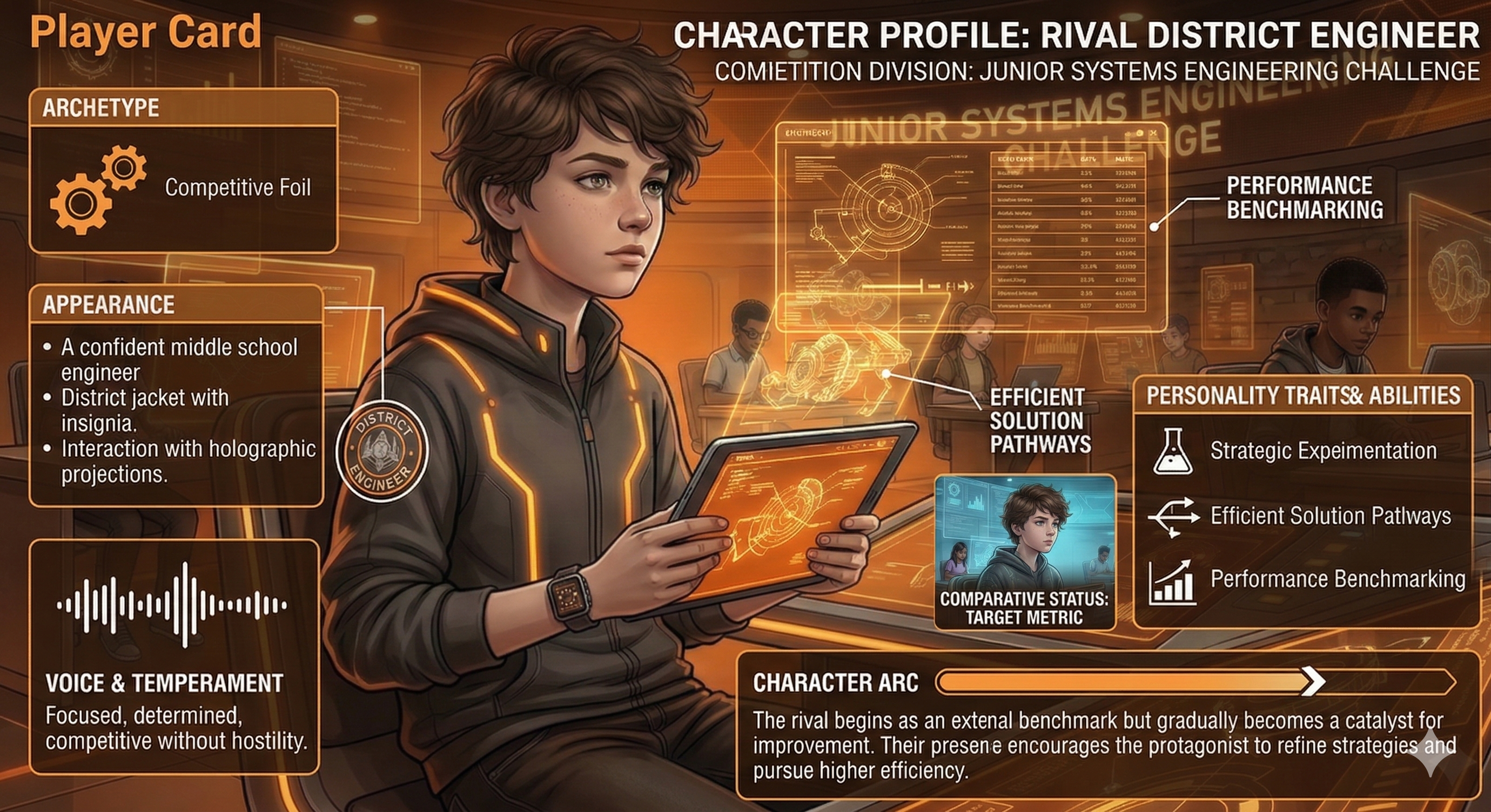 Rival District Engineer character card